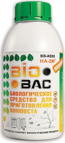 Удобрение BioBac Для приготовления компоста биологическое, жидкое, 500 мл