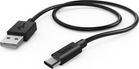 Кабель Hama USB Type-C (m) USB A(m), 0,6 м, 00178329, черный