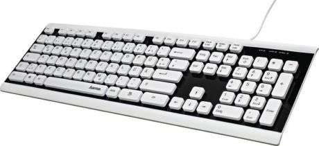 Клавиатура Hama Covo, R1173000, черный, белый