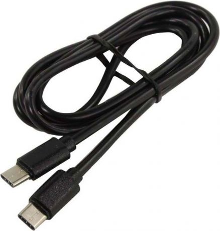 Дата-кабель Smartbuy iK-3112fc USB 2.0 Type-C to Type-C, Fast Charging, черный, 1 м