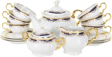 Сервиз чайный Thun 1794 a.s. Мария-Луиза Синяя лилия, БТФ0599, 17 предметов