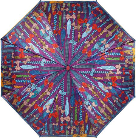 Зонт женский Eleganzza, A3-05-0374LS, фиолетовый
