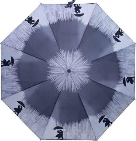 Зонт женский Eleganzza, A3-05-0476LS, светло-серый