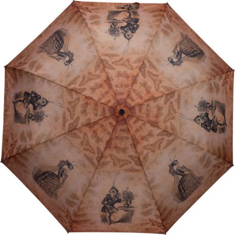 Зонт женский Eleganzza, A3-05-0479LS, бежевый
