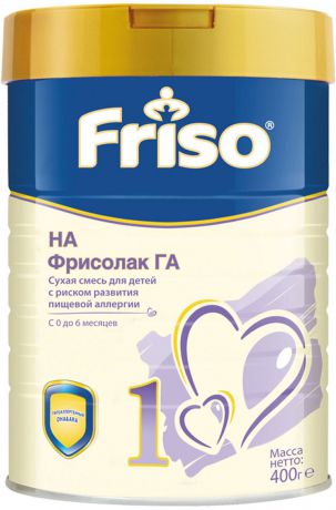 Friso Фрисолак 1 ГА смесь с 0 месяцев, 24 шт по 400 г