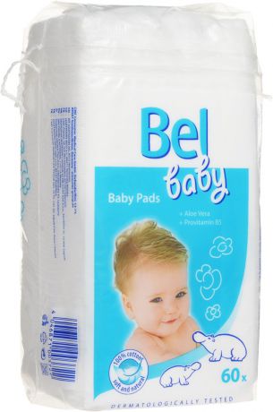 Hartmann Детские ватные подушечки "Bel Baby Pads", 60 шт