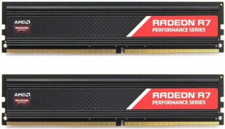 Модуль оперативной памяти AMD Radeon DDR4 8Gbх2 2666Mhz Long DIMM, R7416G2606U2K