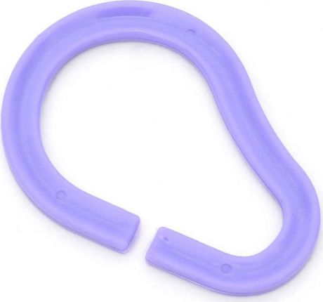 Кольца для шторки в ванной Verran Марьяша, xx001-19, фиолетовый, 12 шт