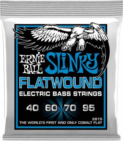 Струны для бас-гитары Ernie Ball Extra Slinky Flatwound Bass (40-60-70-95), P02815