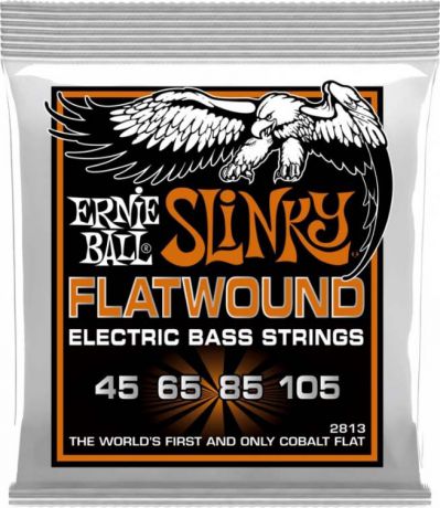 Струны для бас-гитары Ernie Ball Hybrid Slinky Flatwound Bass (45-65-85-105), P02813