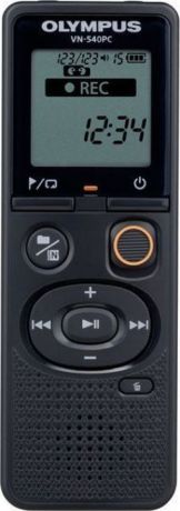 Диктофон цифровой Olympus VN-540PC + ME-52 Microphone, 4Gb, черный