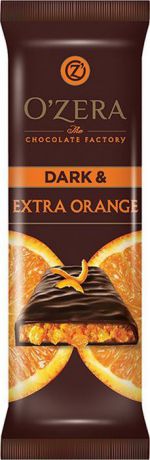 Шоколад горький Озерский сувенир "Dark & Extra Orange", 15 шт по 40 г