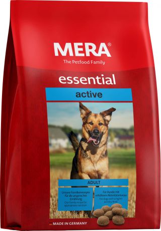 Корм сухой MERA Essential Active, для собак, 1 кг