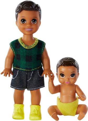 Игровой набор с куклой Barbie "Братья и сестры", GFL30_GFL32