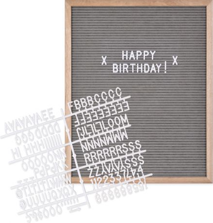 Доска для заметок Innova Letter Boards, с буквами и цифрами, 40,5 х 51 см
