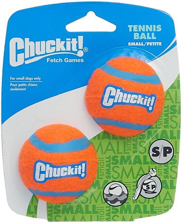 Игрушка для собак Petmate Теннисный мяч "Ультра", малый, 2 шт