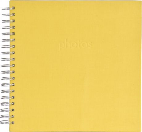 Фотоальбом Innova Linen Spice Yellow Scrapbook, 25 листов