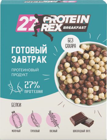 Фитнес питание Royal Cake Готовый завтрак Protein Rex, с высоким содержанием протеина, 250 г