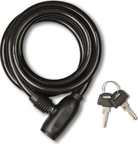 Велозамок с ключом Golden key, GK-102.103, черный, длина 100 см