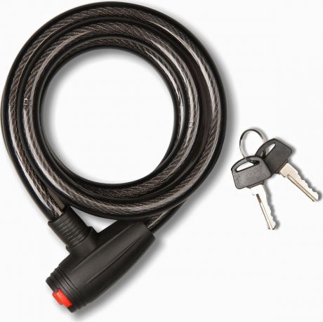 Велозамок с ключом Golden key, GK-102.113, черный, длина 150 см