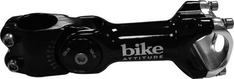 Вынос руля Bike Attitude, AS825, регулируемый, под диаметр руля 28,6 мм, черный, длина 110 мм