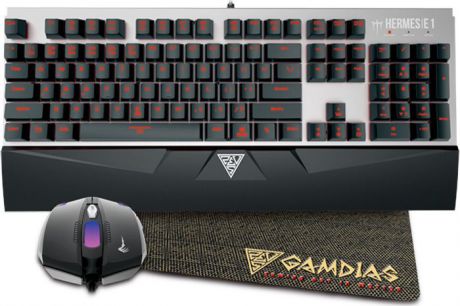 Комбо-набор Gamdias: маханическая клавиатура с подсветкой + мышь 3
