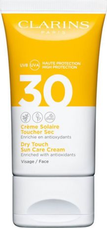 Солнцезащитный крем для лица Clarins Creme Solaire Toucher Sec Visage, SPF 30, 50 мл