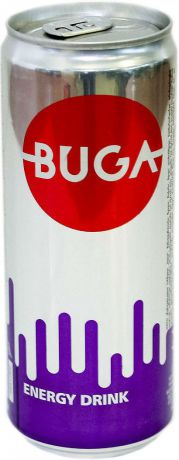 Энергетические напитки Buga, 24 шт х 330 мл