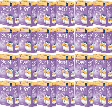 Nuppi Смесь №1 молочная в картонной коробке, 24 шт по 350 г