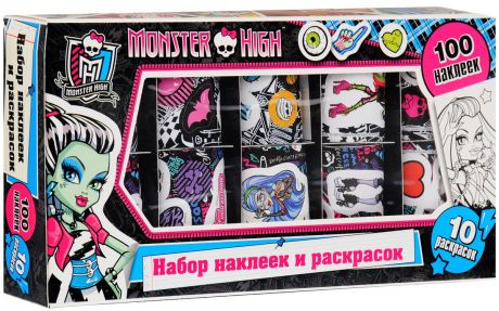 Monster High. Наклейки и раскраски