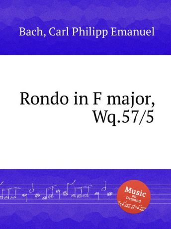 Cal P. E. Bach Rondo in F major, Wq.57/5