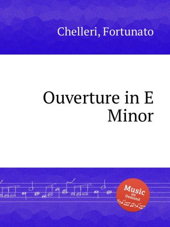 F. Chelleri Ouverture in E Minor