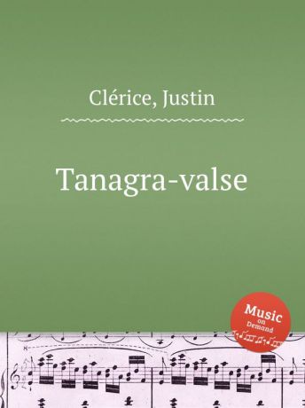 J. Clérice Tanagra-valse
