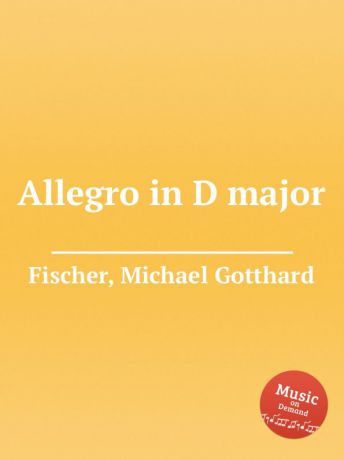 M.G. Fischer Allegro in D major