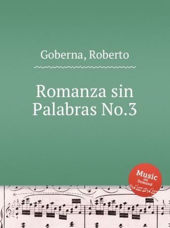 R. Goberna Romanza sin Palabras No.3