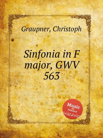 C. Graupner Sinfonia in F major, GWV 563