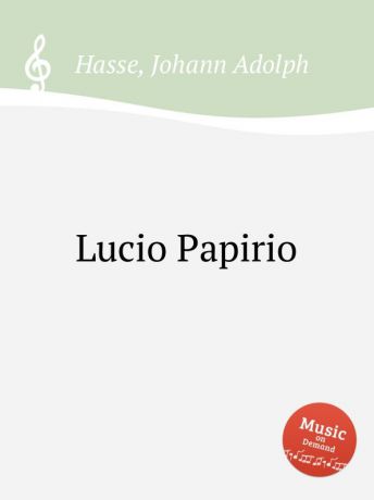 J.A. Hasse Lucio Papirio