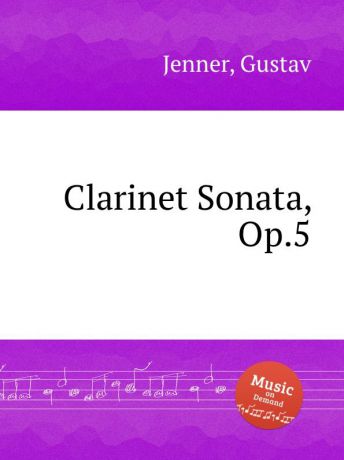 G. Jenner Clarinet Sonata, Op.5