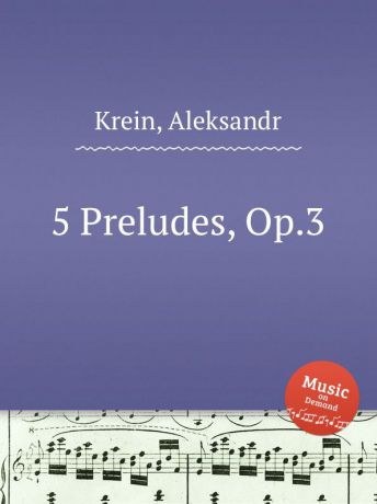 A. Krein 5 Preludes, Op.3