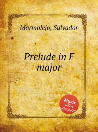 S. Marmolejo Prelude in F major