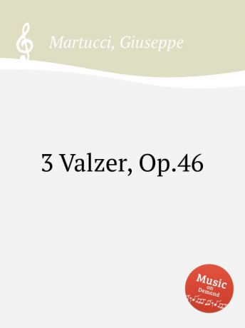 G. Martucci 3 Valzer, Op.46
