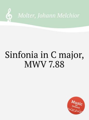 J. M. Molter Sinfonia in C major, MWV 7.88