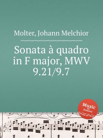 J. M. Molter Sonata a quadro in F major, MWV 9.21/9.7