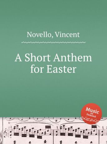 V. Novello A Short Anthem for Easter