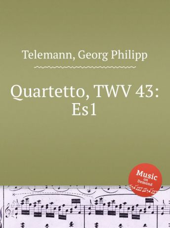 Г. Ф. Телеман Квартет, TWV 43:Es1