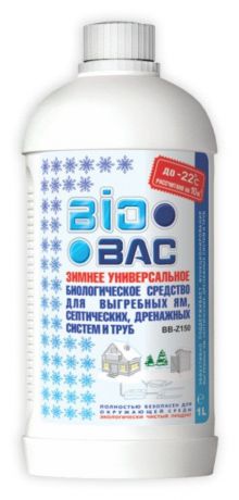 Зимнее биологическое средство для выгребных ям BioBac, BB-Z150