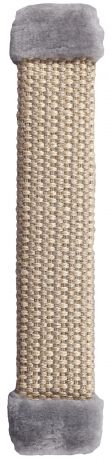 Когтеточка Шурум-Бурум плетеная сизаль 50х8см для кошек, серый