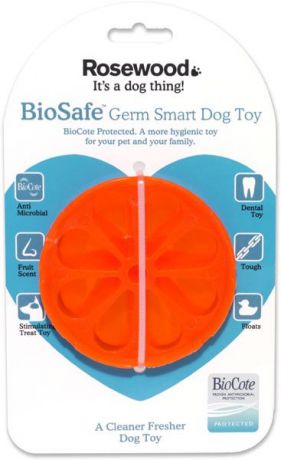 Игрушка Rosewood BioSafe Fruits Toy "Апельсин" для собак, 43001/RW, 10 см
