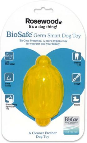 Игрушка Rosewood BioSafe Fruits Toy "Лимон", 43002/RW, для собак, 43002/RW, 13 см