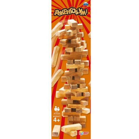 Настольная игра Умка Дженгобум с деревянными брусками, 271026